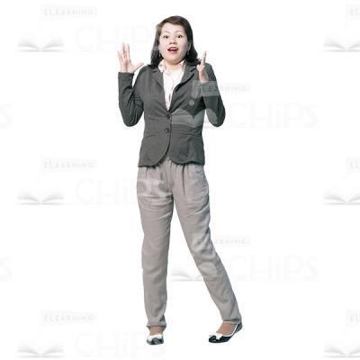 Discouraged Woman Character Cutout Picture-0