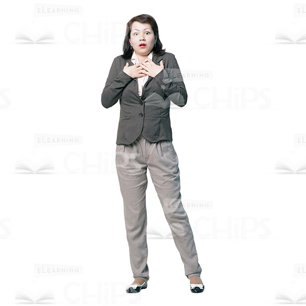 Discouraged Cutout Woman Picture-0