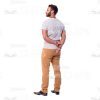 Cutout Photo Of Latino Man From The Back-0
