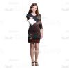 Cutout Image Of Woman Hodling Notebook With Outstretched Hand-0