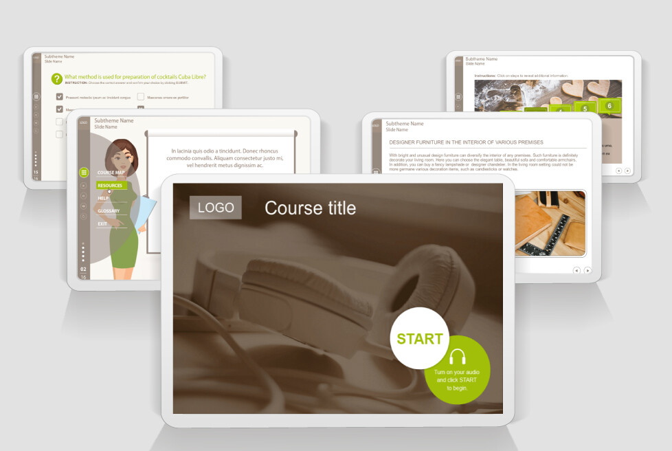 Grey Coloured Storyline Template Package-0