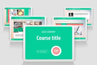 Lectora Simple Course Template Package-0