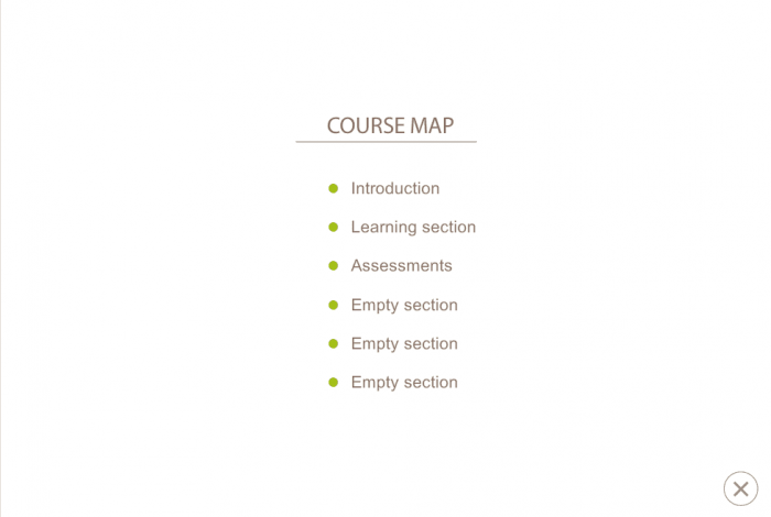 Simple Course Map — Storyline Template