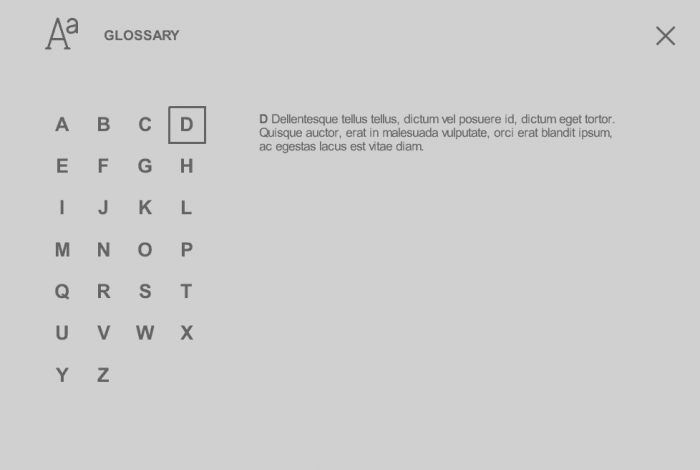 Glossary — eLearning Storyline Template