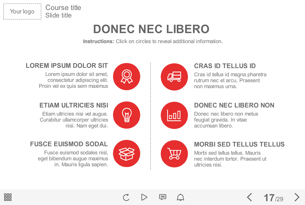 Additional Information — eLearning Template For Storyline Additional Information — eLearning Template For Storyline