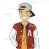 Cheerful High School Student Vector Character Set-16154