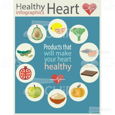 Products For Healthy Heart Infographics-0