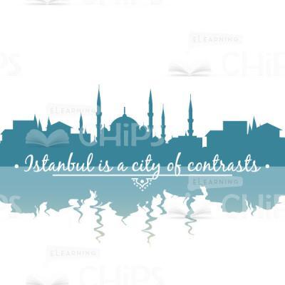 Istanbul Panorama Vector Background-15882