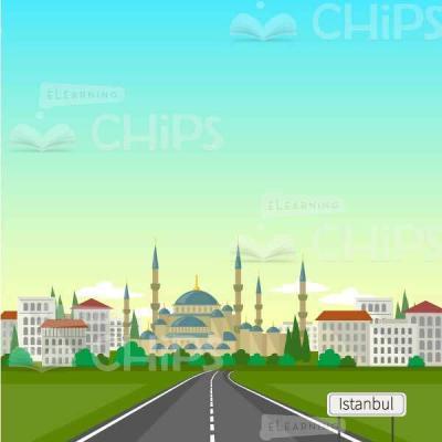Road To Istanbul Vector Background-0