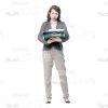 Asian Young Woman With Flipchart, Folder And Papers Cutout Photo Pack-14914
