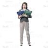 Asian Young Woman With Flipchart, Folder And Papers Cutout Photo Pack-14921
