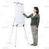 Asian Young Woman With Flipchart, Folder And Papers Cutout Photo Pack-14923