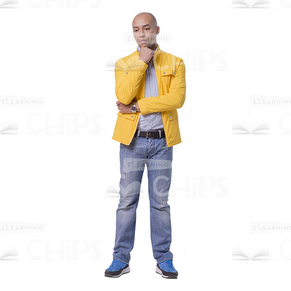 Nice Young Man Thinking Cutout Image-0 Nice Young Man Thinking Cutout Image-0