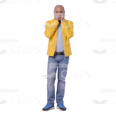 Disappointed Man Character Cutout Image-0