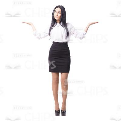 Cute Young Tutor Scales Cutout Image-0