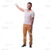 Latino Man's Top Poses Cutout Photo Pack-14860