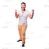 Latino Man's Top Poses Cutout Photo Pack-14867