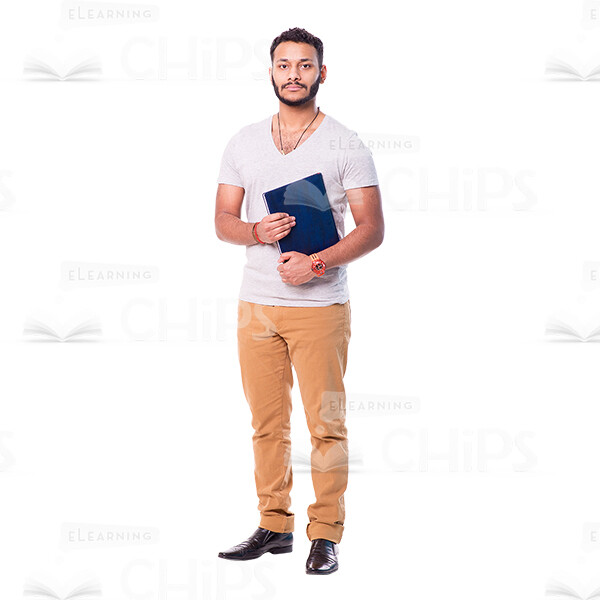 Latino Man's Top Poses Cutout Photo Pack-14868