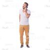 Handsome Man Talking The Phone Cutout Photo Pack-14895