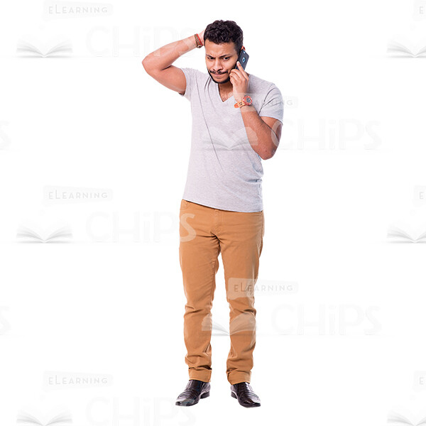Handsome Man Talking The Phone Cutout Photo Pack-14900