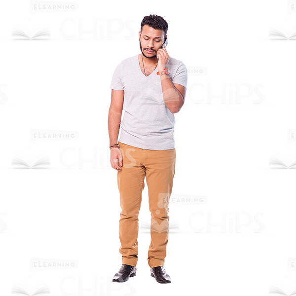 Handsome Man Talking The Phone Cutout Photo Pack-14901