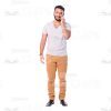 Handsome Man Talking The Phone Cutout Photo Pack-14903