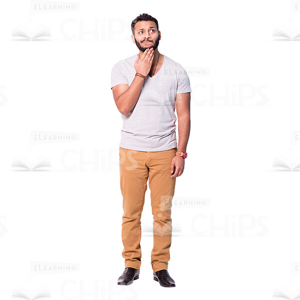 Latino Man's Top Poses Cutout Photo Pack-14885