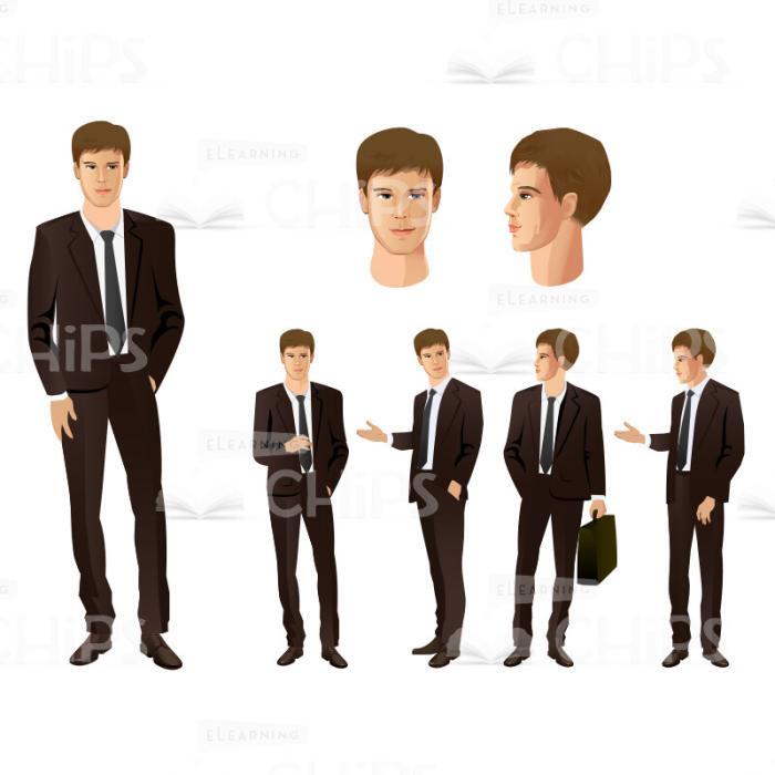Vector Characters In Several Poses-16572
