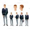 Vector Characters In Several Poses-16574