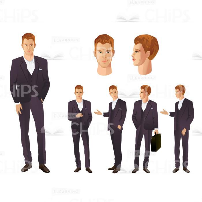 Vector Characters In Several Poses-16575
