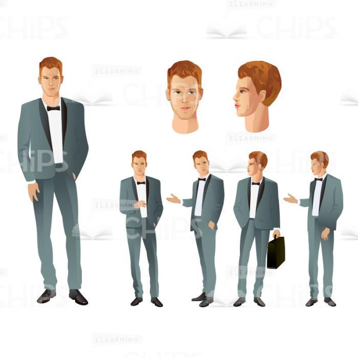 Vector Characters In Several Poses-16576