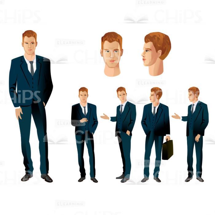 Vector Characters In Several Poses-16577
