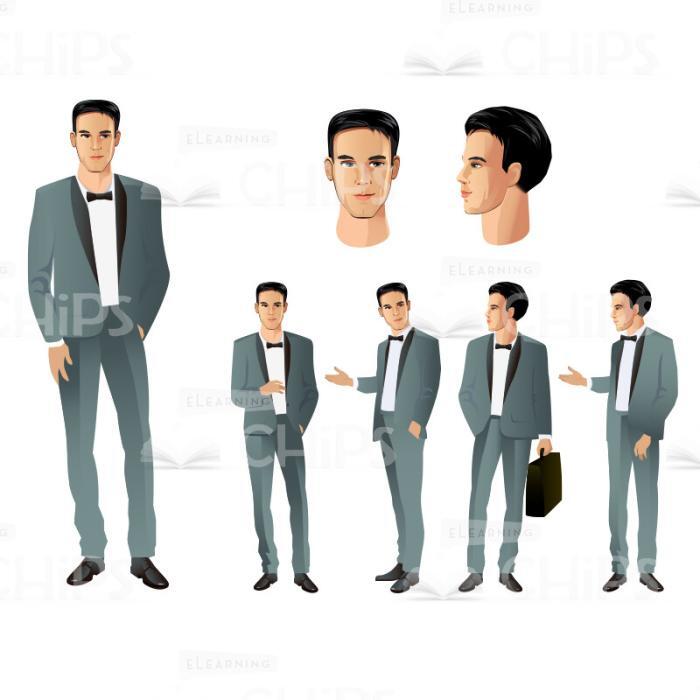 Vector Characters In Several Poses-16578