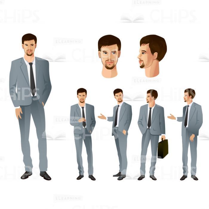 Vector Characters In Several Poses-16581