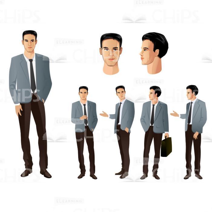 Vector Characters In Several Poses-16582