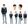Vector Characters In Several Poses-16584