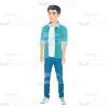 Pleasant Vector Characters-16622