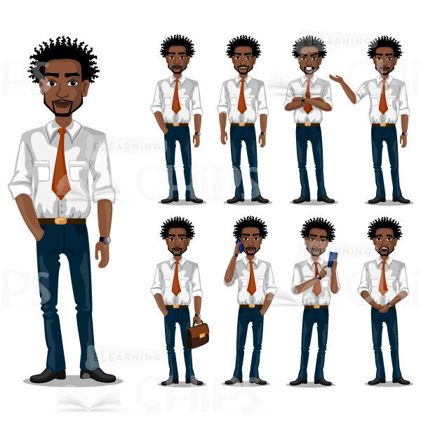 Package Of Vector Characters In Multiple Poses -16346