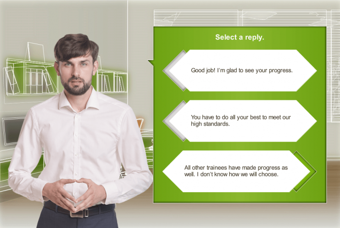 Young Manager — Storyline Template for eLearning
