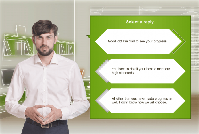 Single Choice Quiz — Articulate Storyline Template Download