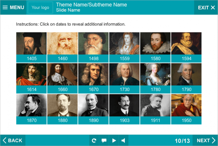 Timeline Interaction — Download Storyline Templates for eLearning