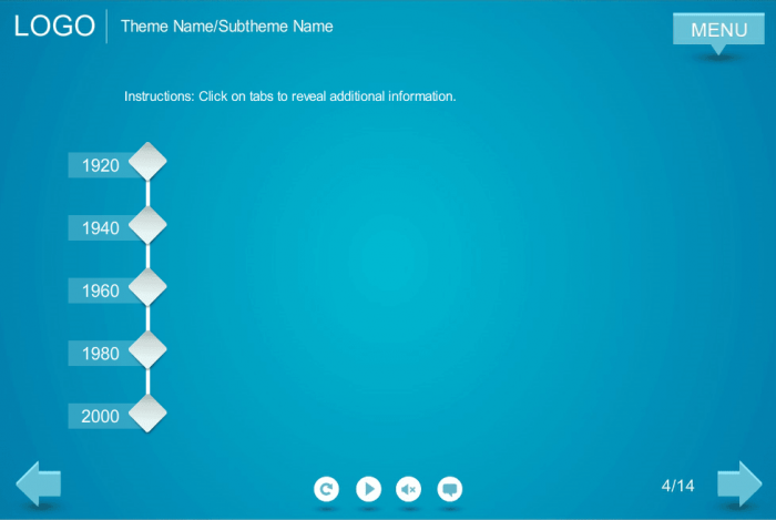 Vertical Timeline — Articulate Storyline Templates