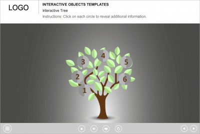 Round Buttons Tree — Storyline Template-0