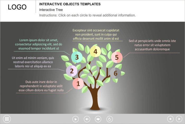 Tree With Green Leaves — Storyline Templates for eLearning