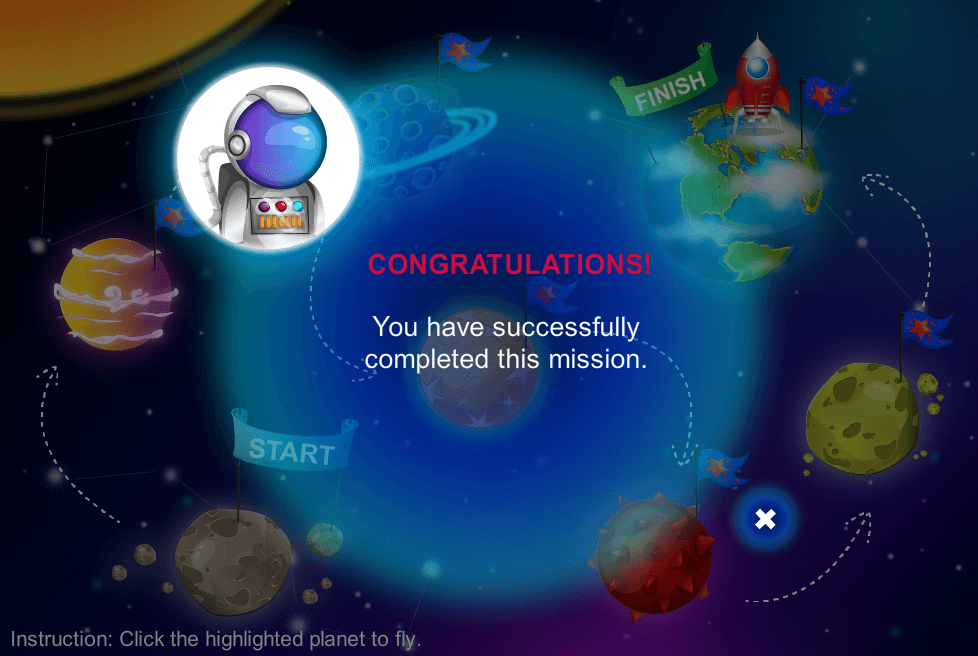 Completed Space Mission — Articulate Storyline Template Completed Space Mission — Articulate Storyline Template