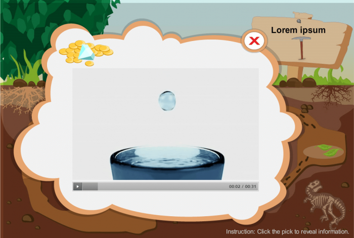 Pop-up with Video — Storyline Templates for eLearning Courses