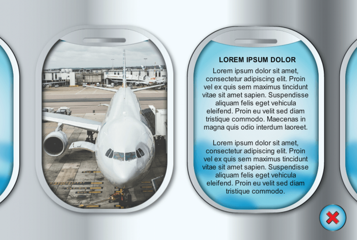Airplane — Free eLearning Template for Articulate Storyline