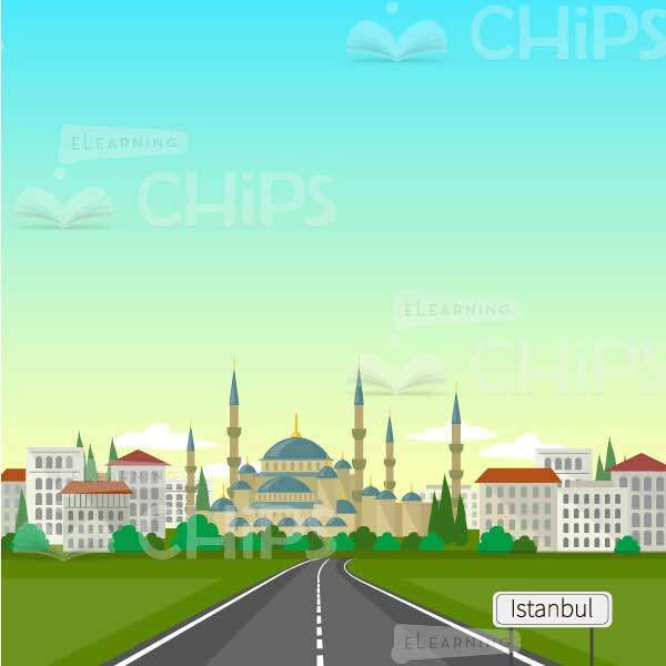 Istanbul Vector Background Package-16356