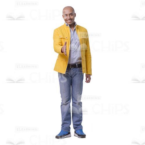 Nice Latino Man's Top Poses Cutout Photo Pack-16165
