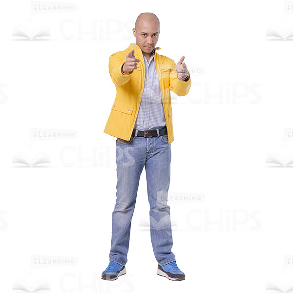 Nice Latino Man's Top Poses Cutout Photo Pack-16177